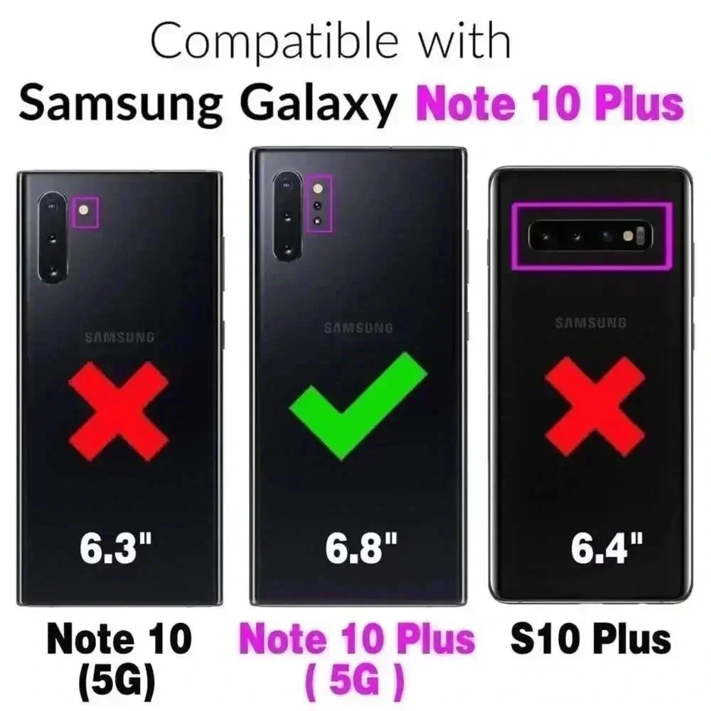 Hybrid Silicone Shockproof Cover for Samsung Galaxy Note 10 Plus Note10+ 5G 6.8”